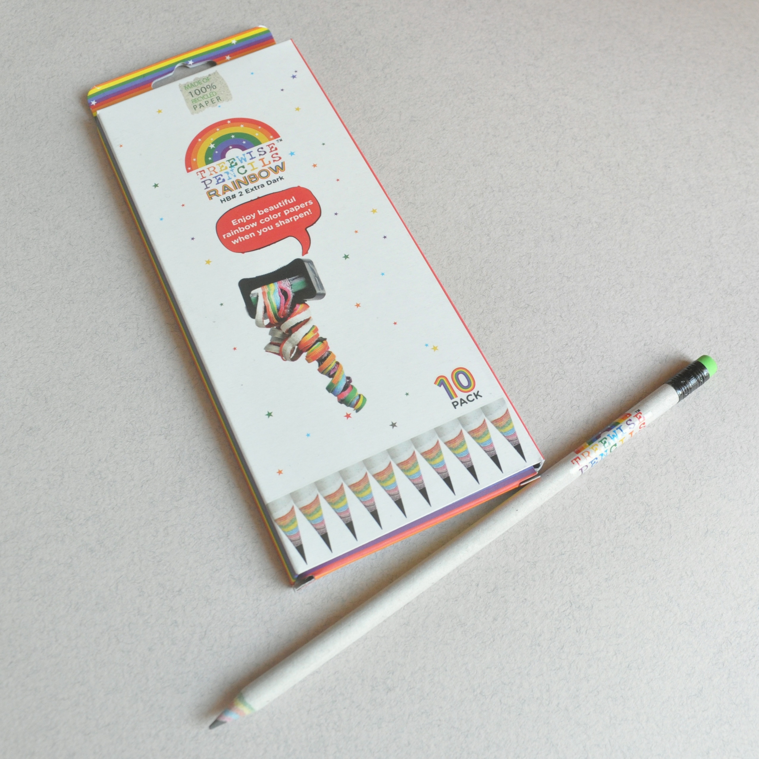 Recycled Rainbow Pencil Set - GoodThings